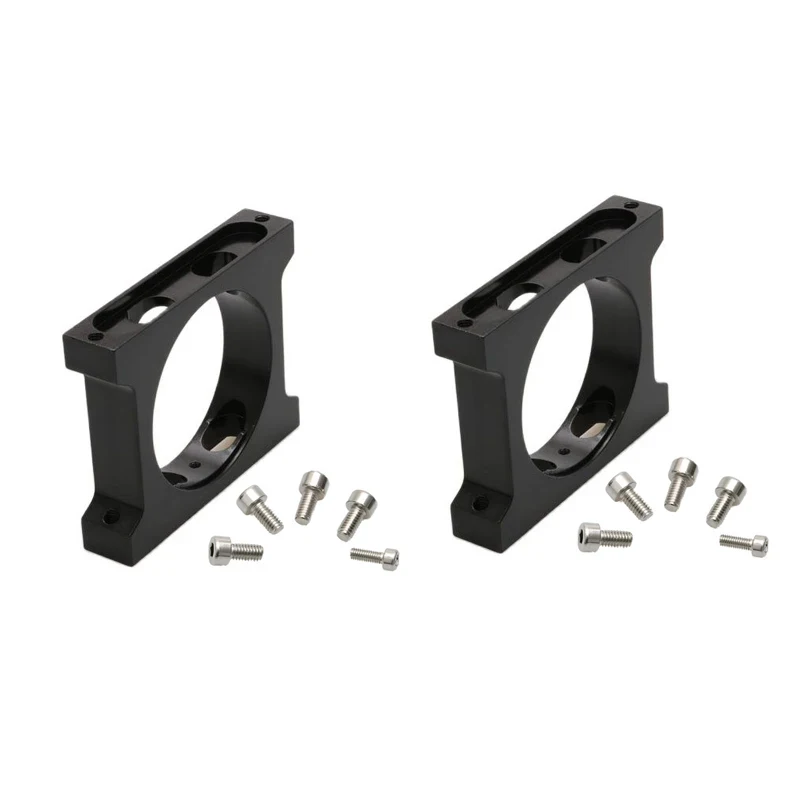 4PCS Dia.30mm/40mm/50mm Carbon Fiber Tube Central Pipe Clamp Screw-mounted Fixing Base for Agricultural Plant Protection Drone