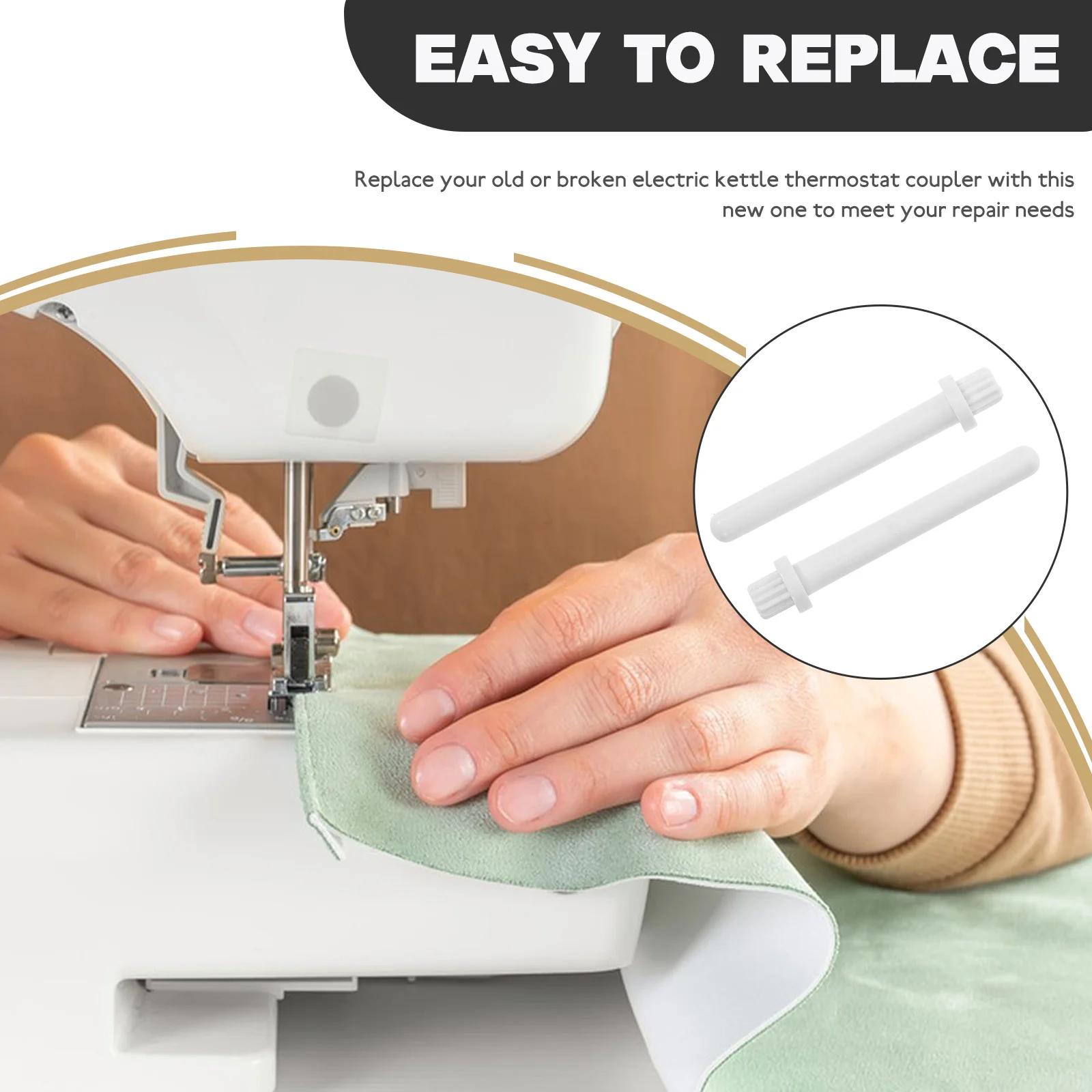 2 Pcs Thread Spool Organizer Sewing Machine Accessories Household Holder Tool White Rack Travel