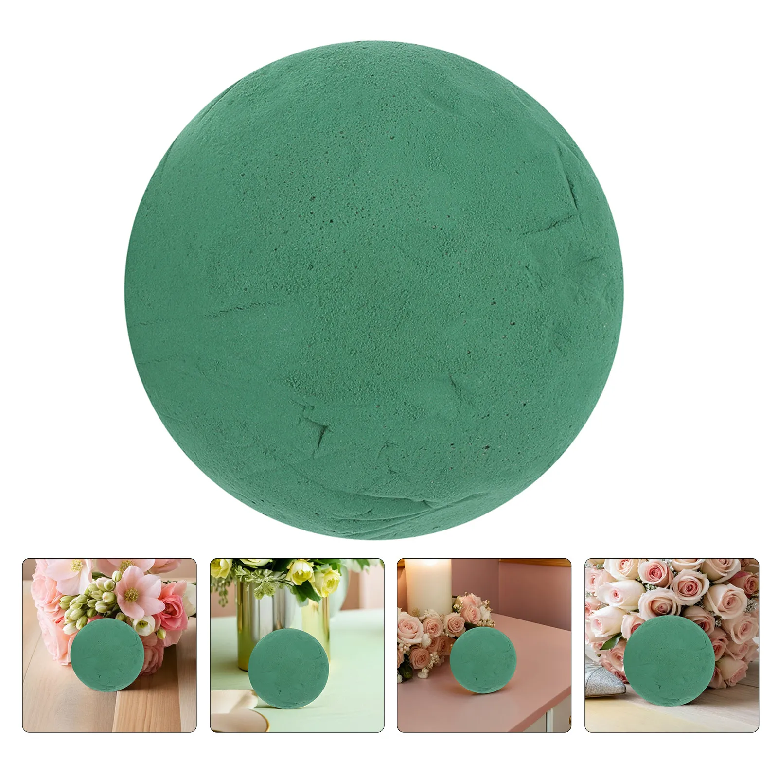 

Набор из 4 пенопластовых шаров для цветов, 12 см, круглые, для свежих цветочных композиций, свадеб, вечеринок, дней рождения, поделок