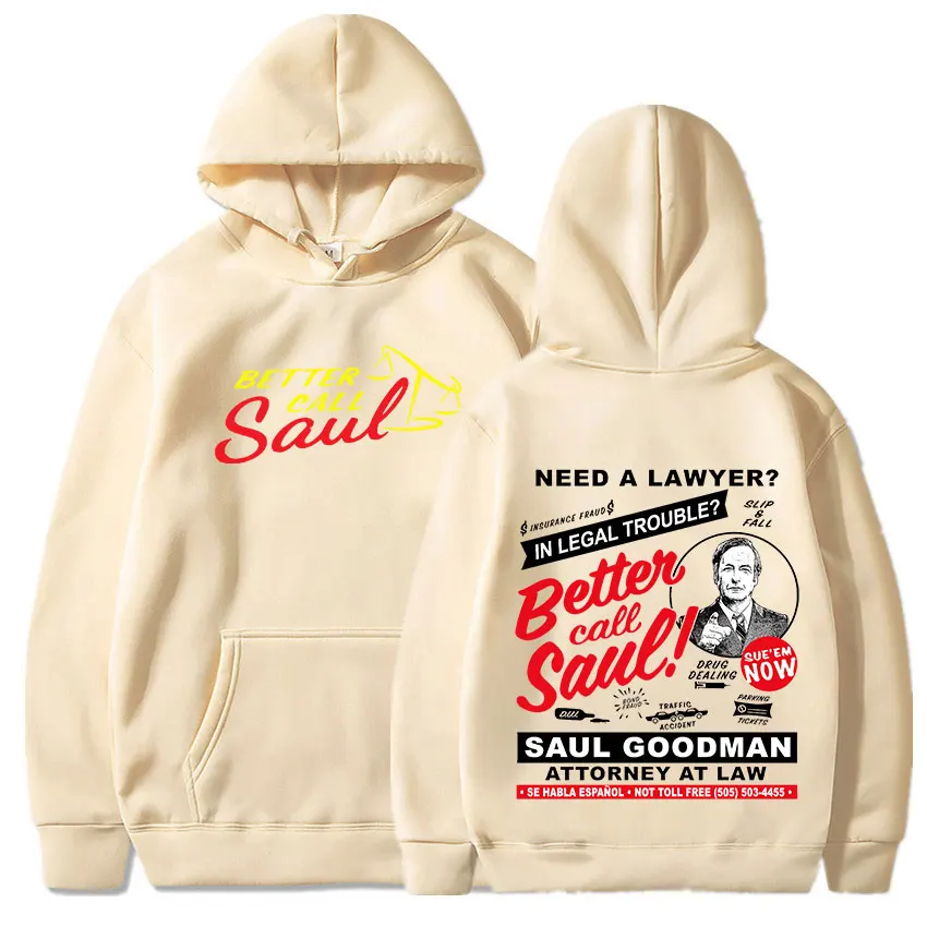 Sudadera con capucha gráfica de programa de televisión Fan Breaking Bad, Jersey informal holgado para hombre, sudadera Better Call Saul, sudaderas