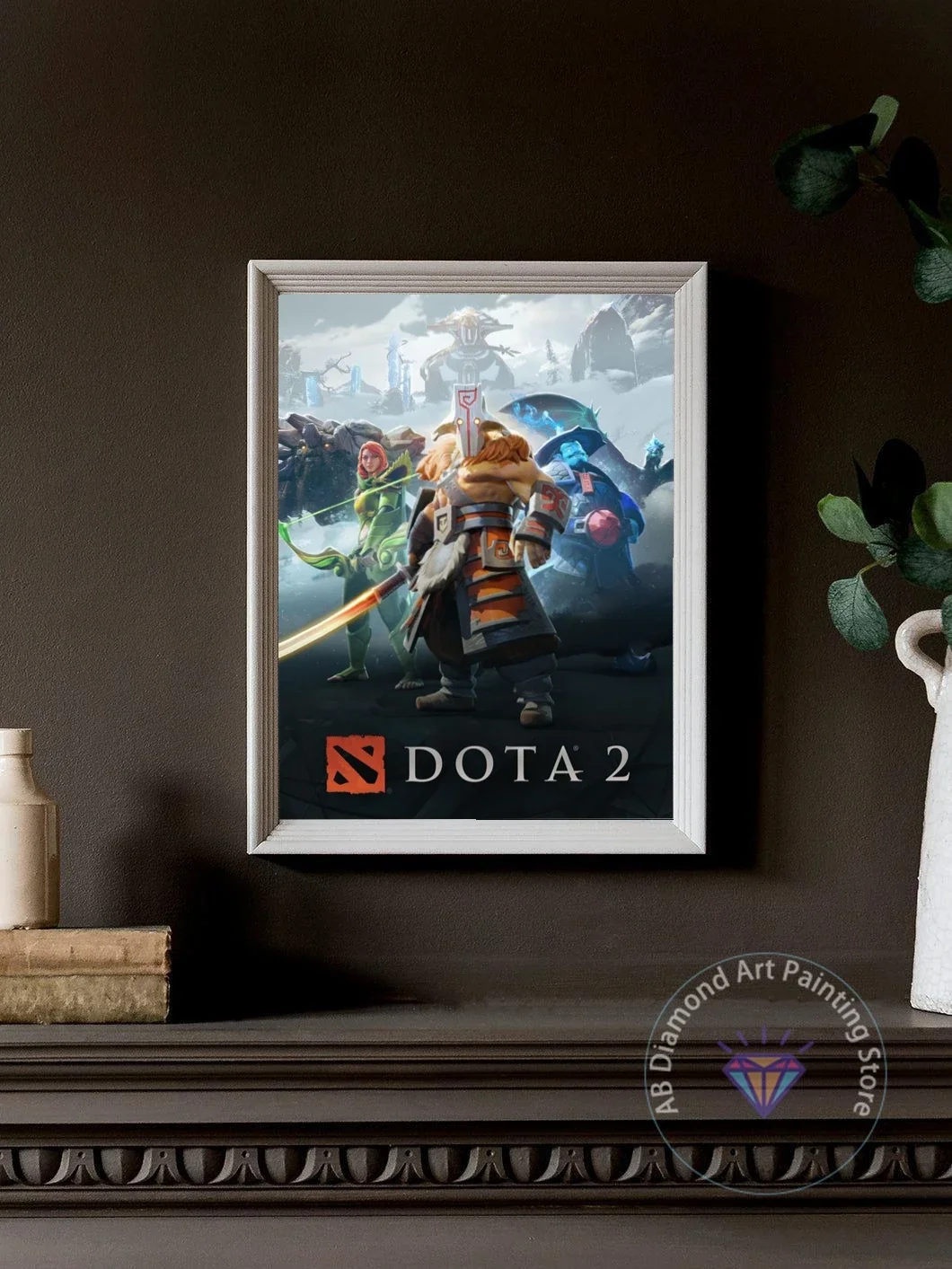 DOTA Game 5D DIY Diamond Painting Kit Diamond Embroidery Cross Stitch Handmade Art Gift Crafts Home Decor