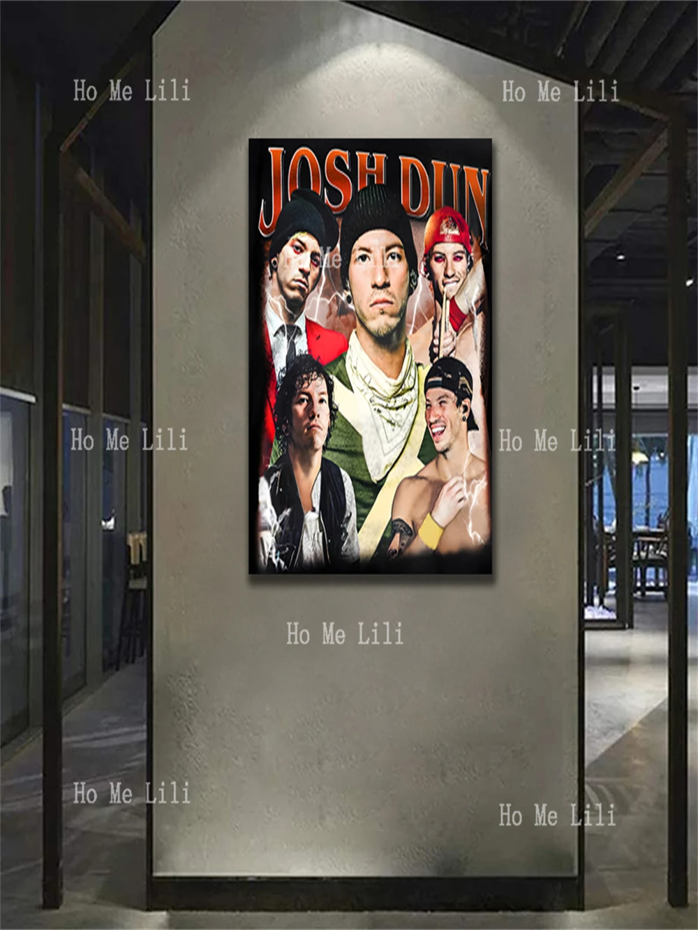 Josh Dun Printable Retro Design Tribute Aesthetic Poster Painting Canvas Wall Art Living Room Bedroom Decoration