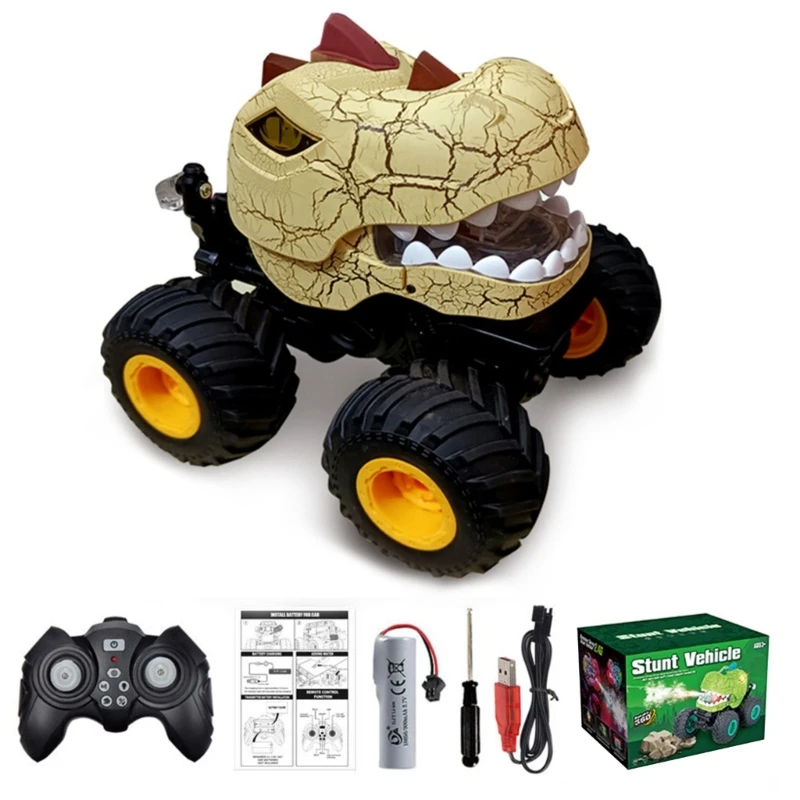 Jouet dinosaure cascadeur télécommandé, modèle véhicule jeu pour hommes, jouet tout-terrain à collectionner