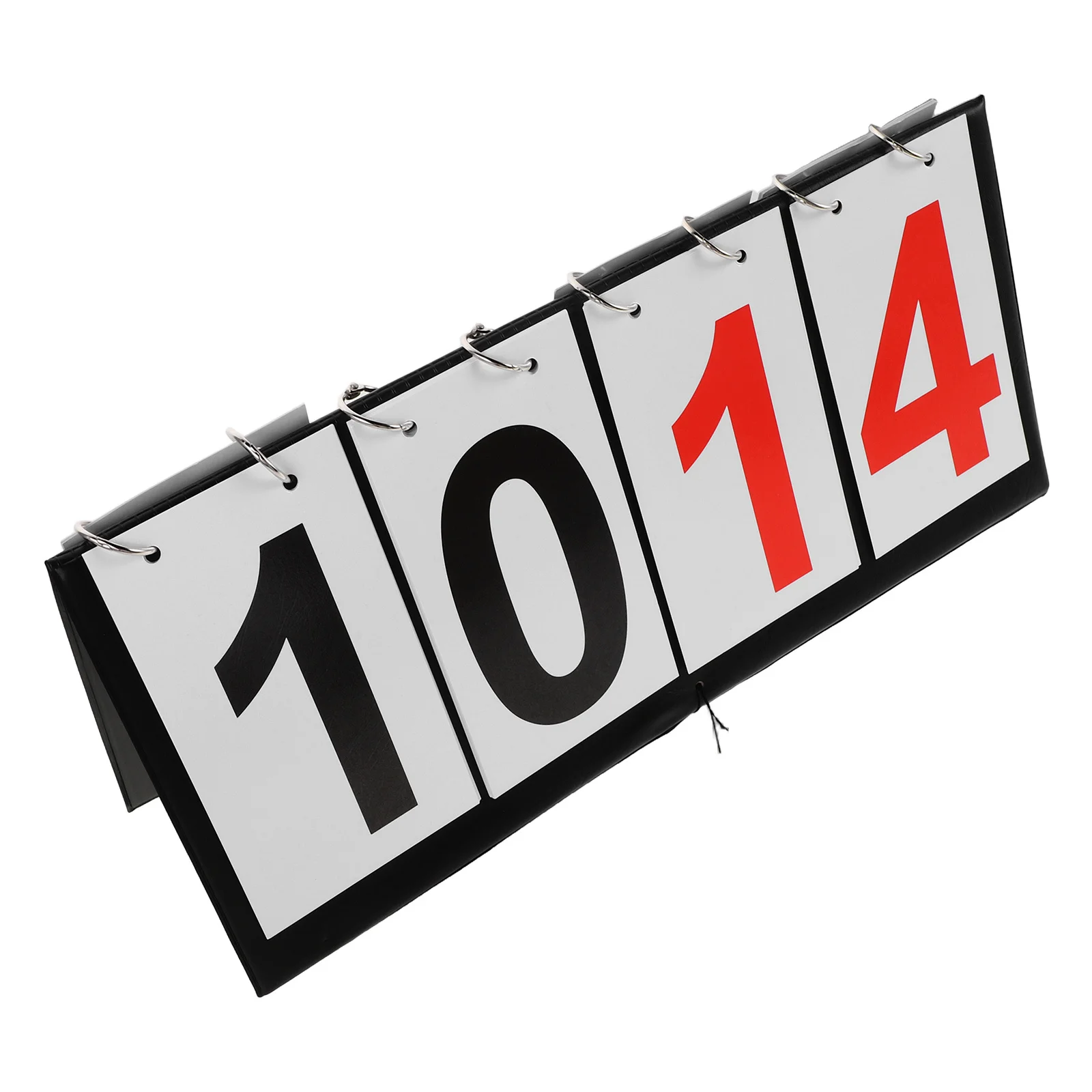 

4-Digit Manual Flip Scoreboard Portable Tabletop Score Keeper Double Color Multi-Sport Competition Scoreboard Score Keeper