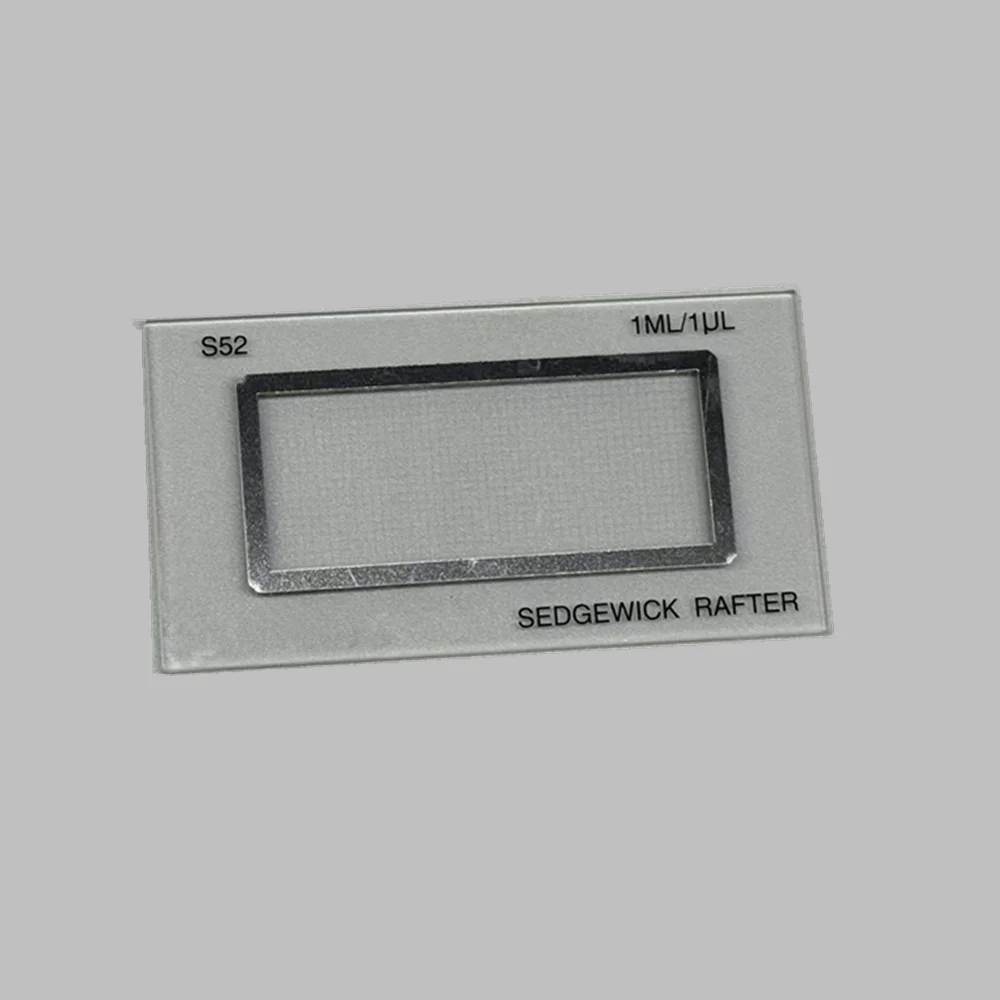 Sedgewick-Rafter Counting Chamber Slide, 1mL (1cm³) Volume, 1μL per Grid, 1000 Grids Total