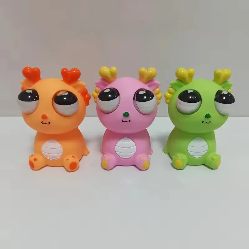 Jouet sensoriel Pop-Up créatif, œil explosif, Dragon dinosaure, décompression, joie à presser, jouet amusant