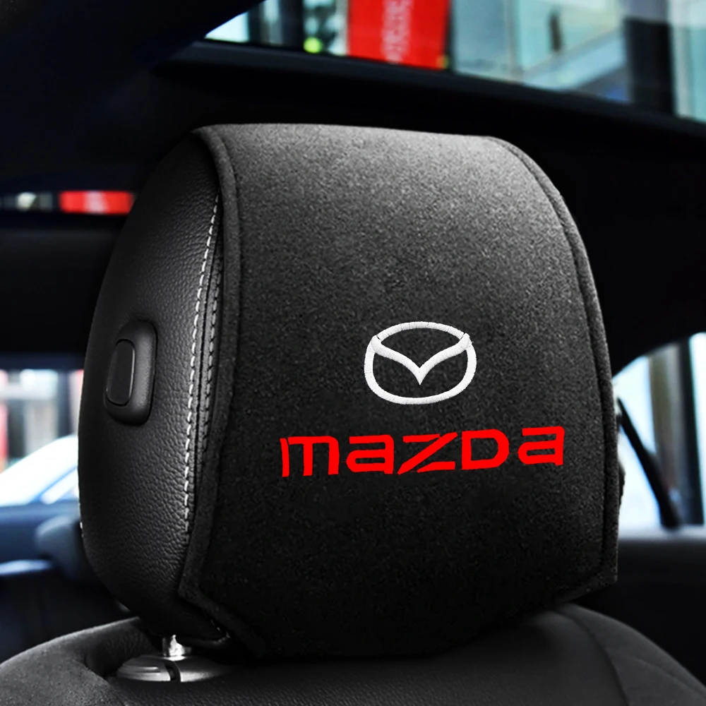 Car Headrest Cushion Neck Pillow Case Seat Headrest Pillow Cover Accessories For Mazda 3 Bk 6 Encosella Atez Gh CX 5 2 90 30 50