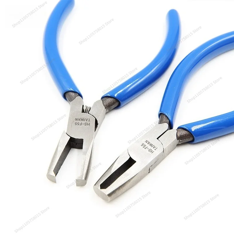 For Plastic Nozzle Top Cutting Pliers, Flat Mouth Shears, Zipper Pliers 90 Degree Shears, Jaw Width 3-17MM