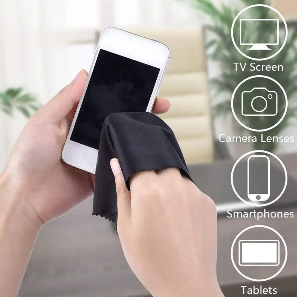 5/10Pcs Computer Cleaning Cloth Microfiber Camera Lens Glasses Cleaner TV Laptop Pad Tablet Phone Electronics Screen Wipes 15cm