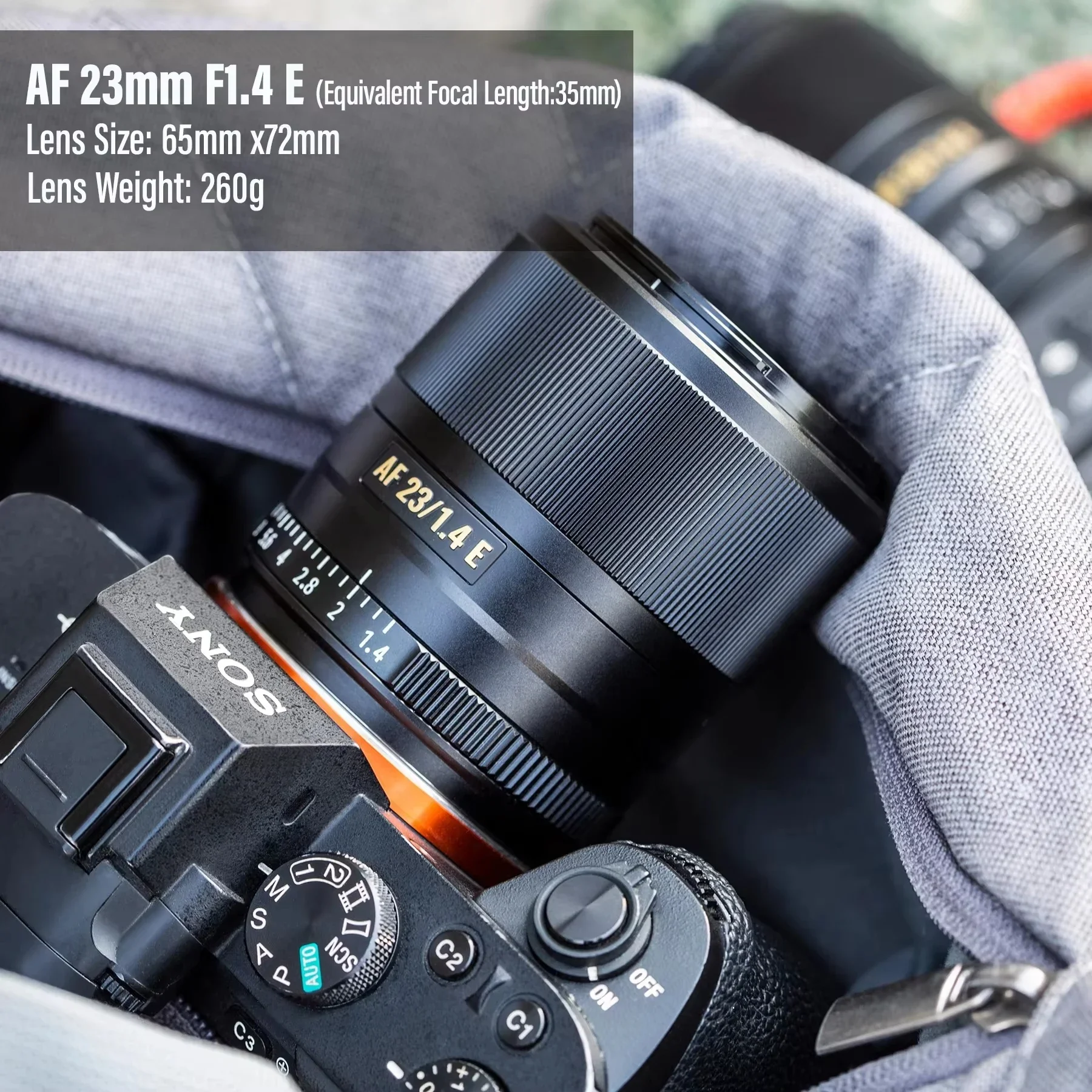 VILTROX 13mm 23mm 33mm 56mm F1.4 for Sony E Auto Focus Prime Lens Large Aperture Lens Sony Camera A6500 A6400 A6600 ZV-E10 FX30