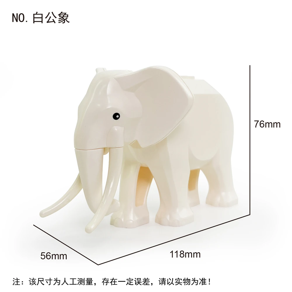 MOC City Tier-Bausteine Meerestier Killerwal Figuren Zoo-Set Zubehör Bausteine Kinderspielzeug Geschenk – Detail 18