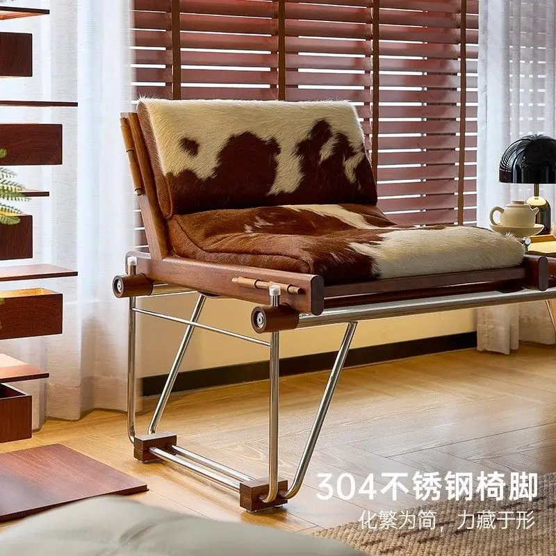 Divano letto singolo sedia per il tempo libero soggiorno balcone piccola camera da letto di design artistico antica