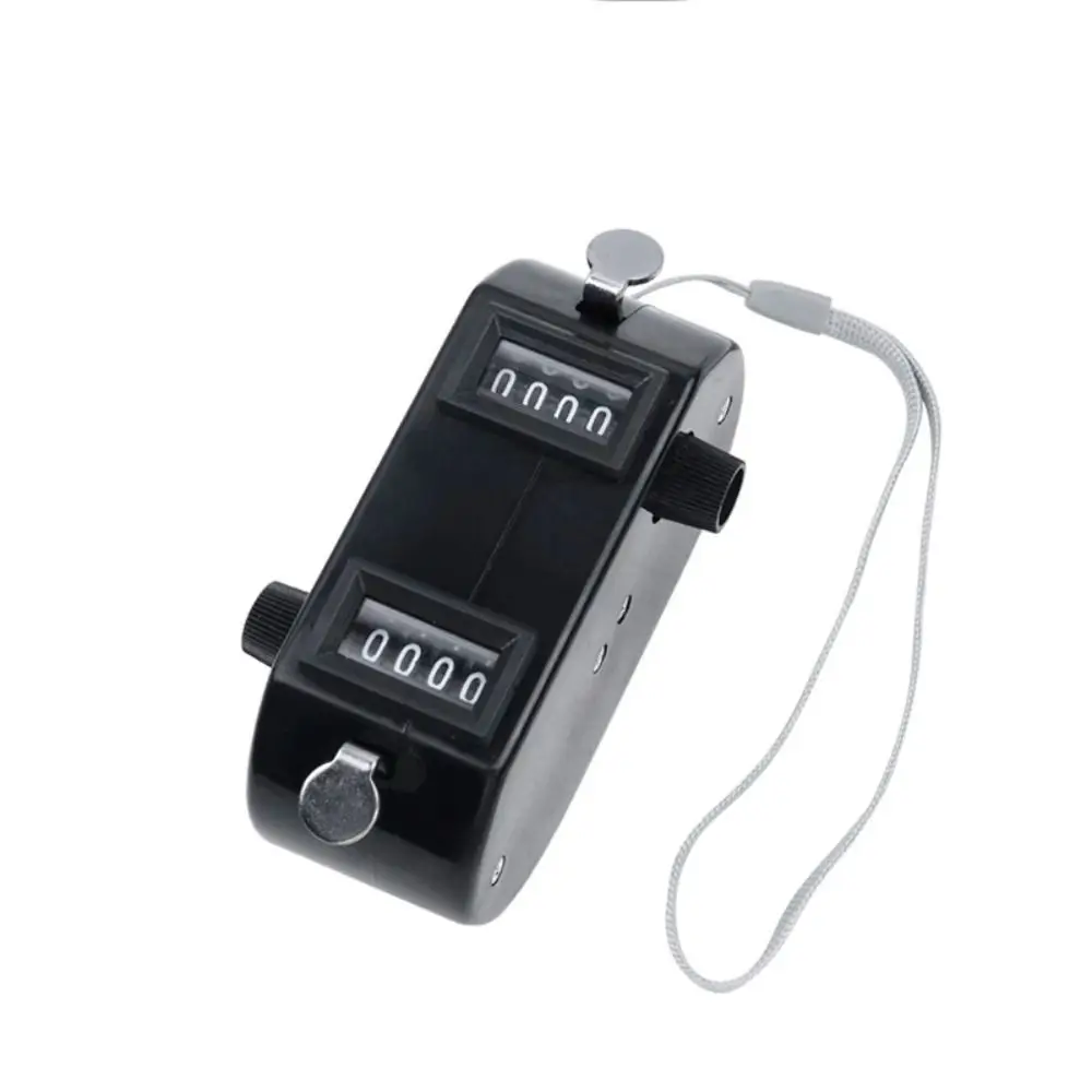 New Portable Bidirectional Counter Hand Lightweight Two-way Clickers Black Counter for Golf Score Keeper
