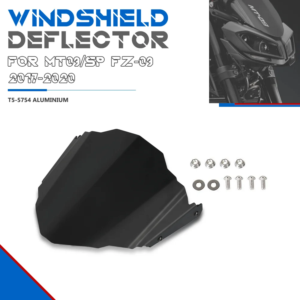 

FOR YAMAHA MT-09 MT-09 SP FZ-09 2017-2018-2019-2020 Fairing Windscreen Windshield Deflector Windscreen Protector Accessories Kit