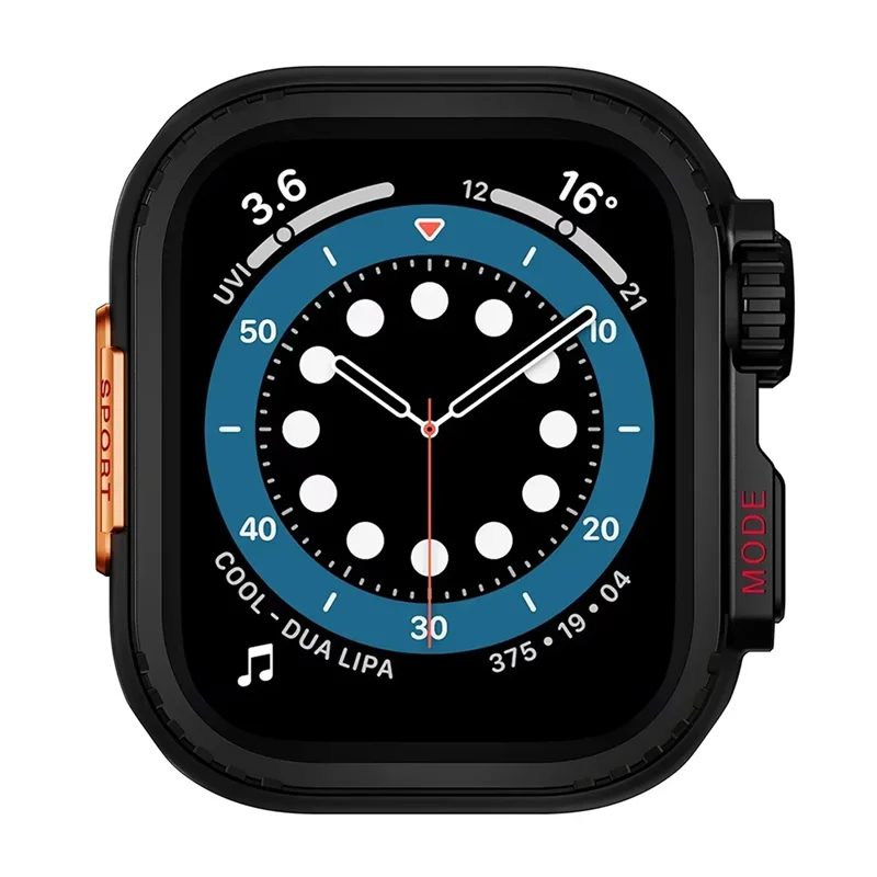 

Эффективный металлический корпус для часов диаметром 45 мм для часов серии 9 8 7 5 6 4 SE 45 мм, спортивная смена для ультразащитной крышки бампера