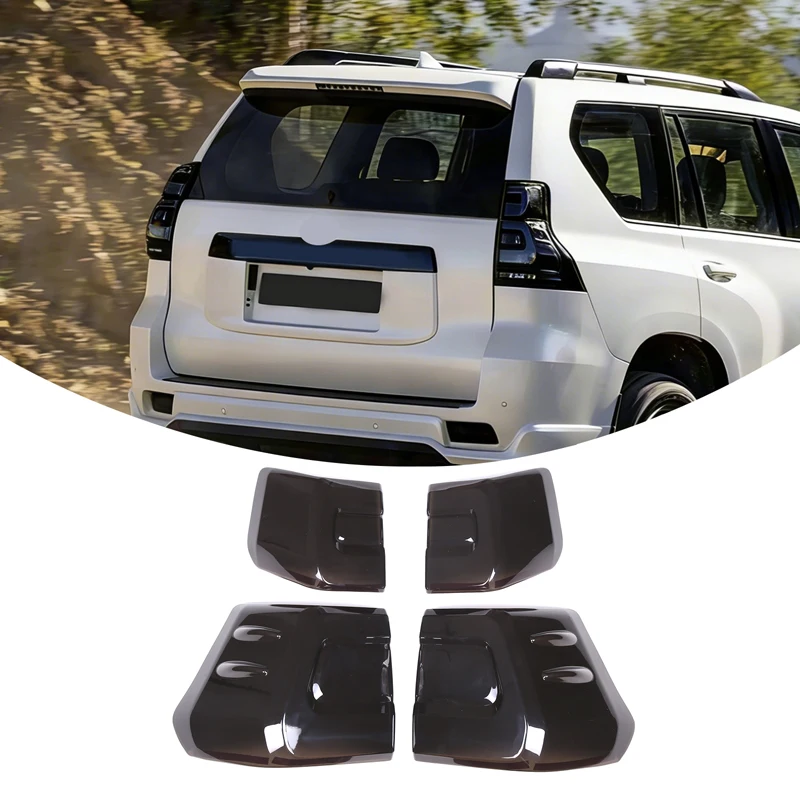 

For Toyota Land Cruiser Prado FJ150 150 2018-2022 Car Tail Light Cover Brake Light Wide Indicator Protective Cover Accessories