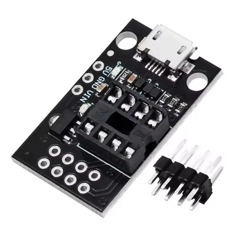 

ATtiny13A/25/45/85 Micro USB Programmer Development Board - Plug and Play Programming Module ATtiny85