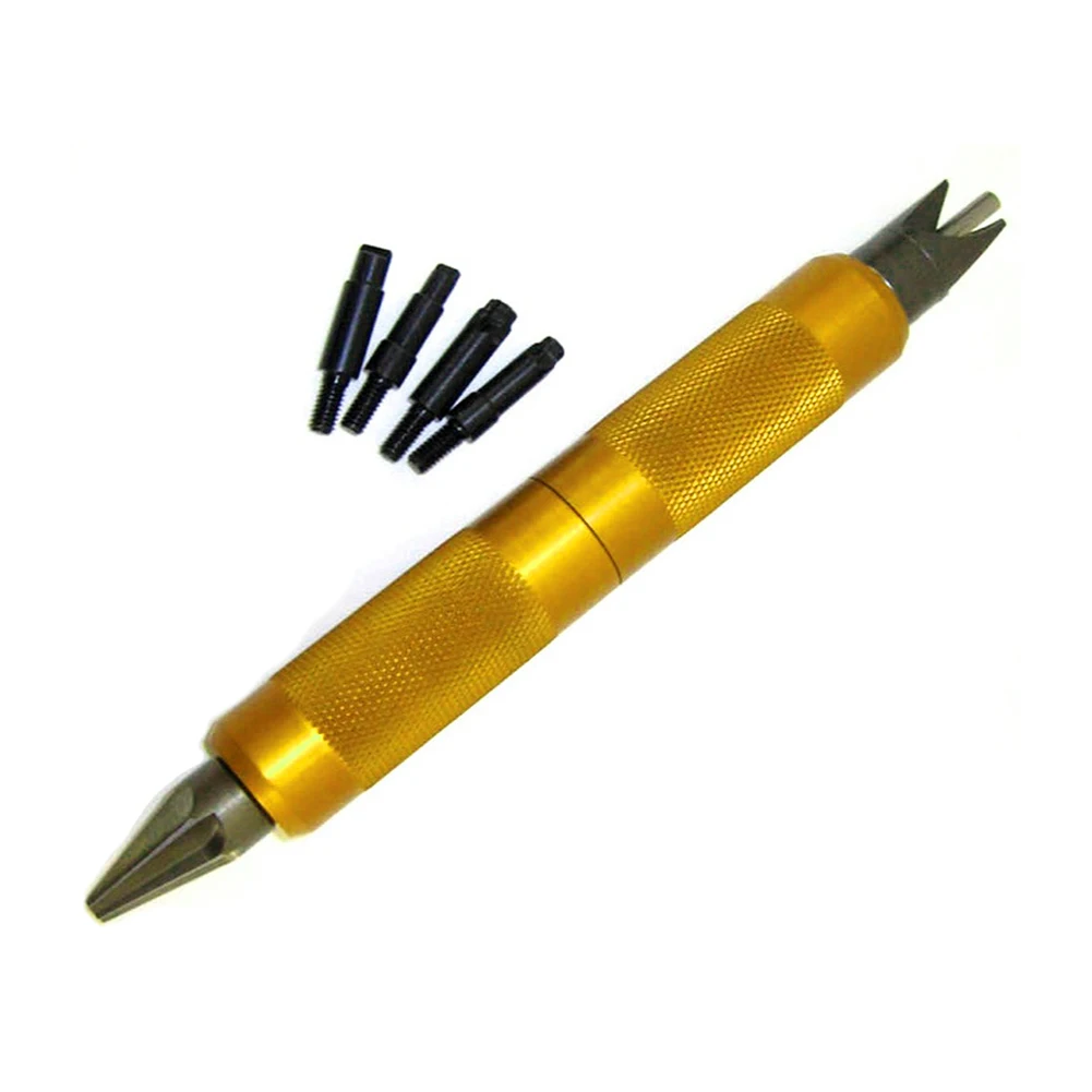 Case Chamfer Deburring Tool Multifunctional Scraping Cloak Deburring Tool Aluminum Alloy+Steel For Metal/Plastic/Wood Shelling