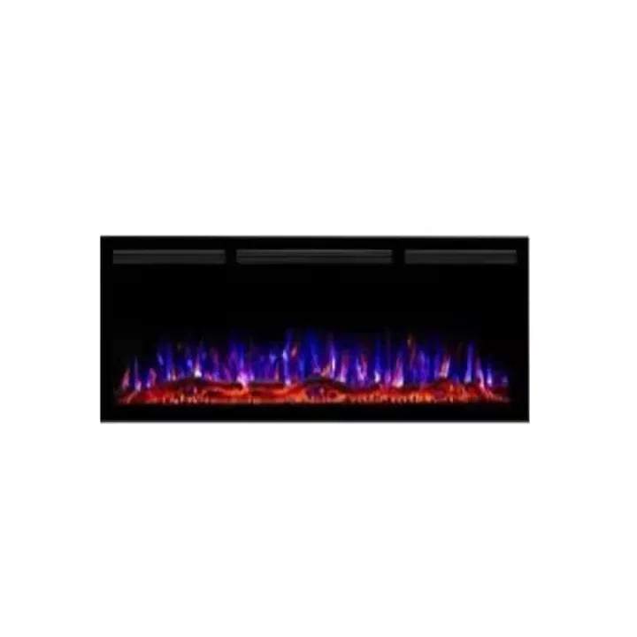 40-Inch One side glass fireplace Wall mounted or recessed Indoor Electric Fireplace