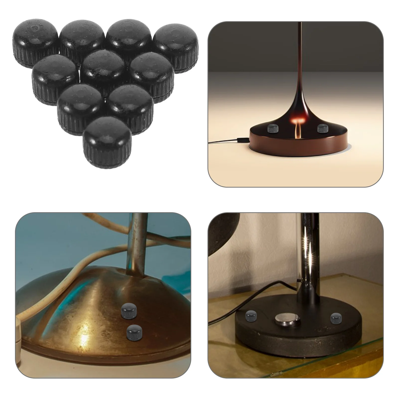 

10Pcs Decorative Lighting Fixture Nut Metal Screw Caps Lamp Finials Eye Nuts Accessories Home Commercial Use Screw Cap Pendant