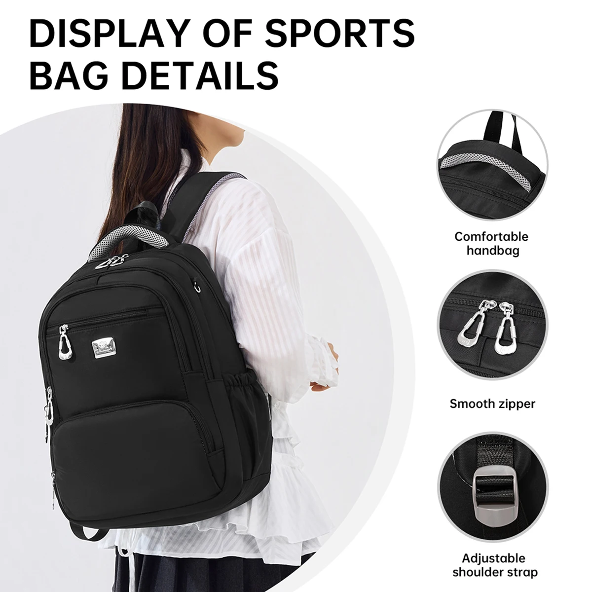 

Travel Backpack for Men, Large-Capacity Computer Backpack, Mountaineering Travel Lightweight Business Trip Luggage, Student School Bag