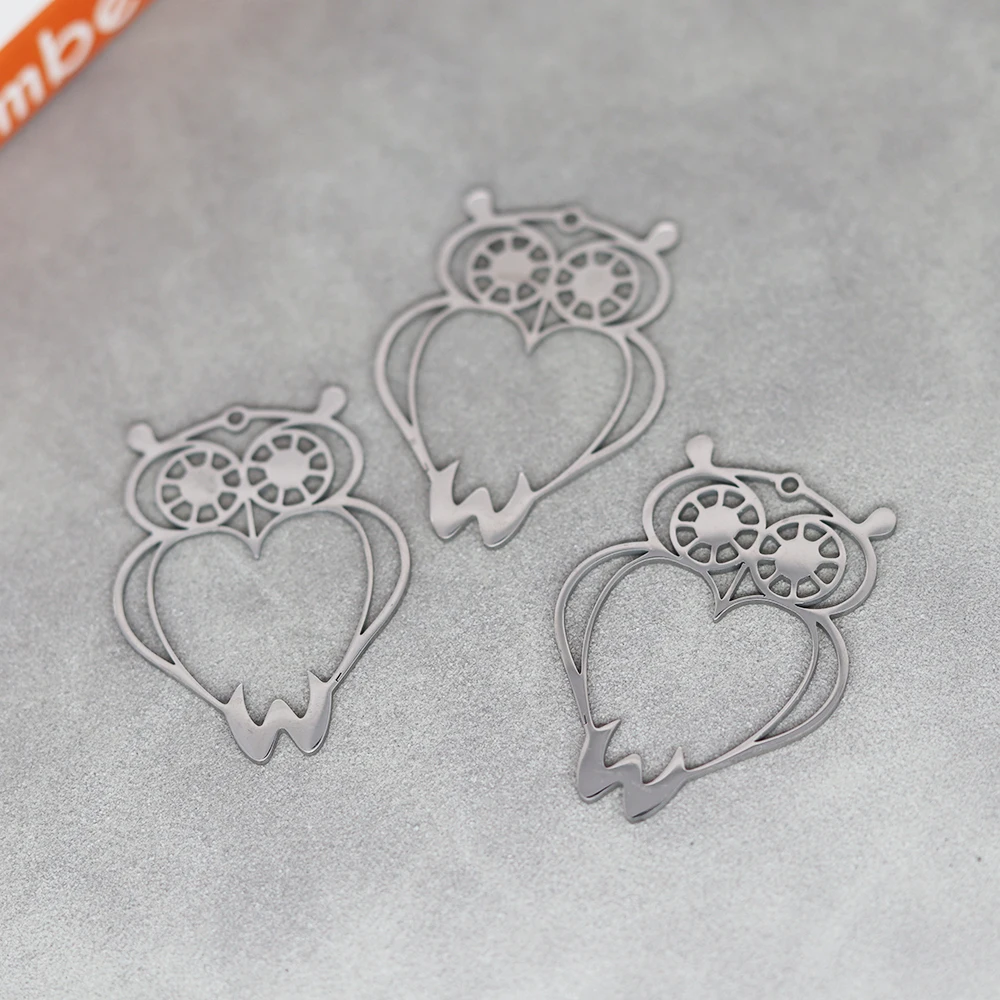 3pcs Stainless Steel Dragon Tree Candy Charms For Jewelry Making Supplies Diy Earrings Bracelet Necklace Accessories Wholesale