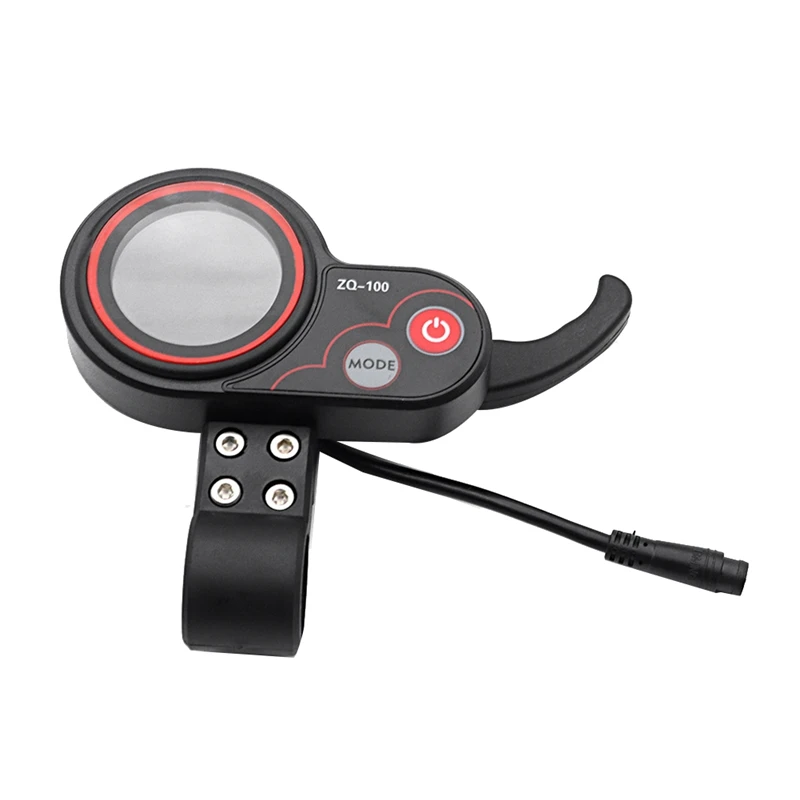 ZQ-100 Mileage Meter Speed Adjustable Electric Scooter Meter 6 Pin Display For Electric Scooter Dashboard Accessories