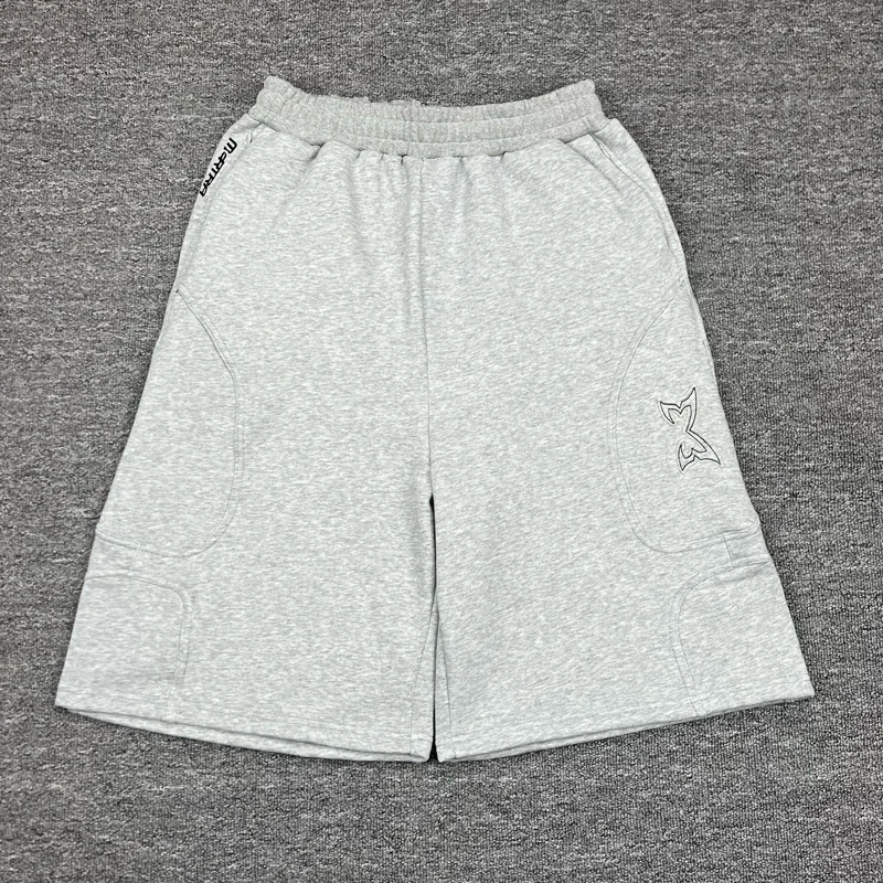 American style Trend Mertre Casual Shorts High Quality Streetwear Embroidery Shorts Men Women Loose Sports Shorts