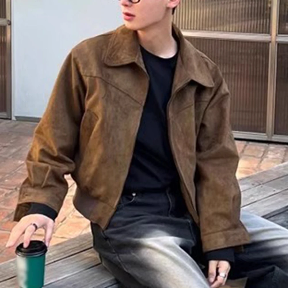 سترة فضفاضة غير رسمية موضة معطف عتيق عطلة الزي الاستخدام اليومي سترة عطلة ملابس طويلة الأكمام ملابس خارجية الرجال الملابس