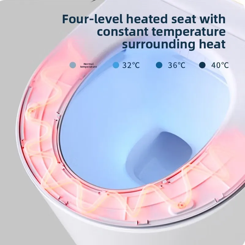 No Water Pressure Limit Smart Toilet Automatic Voice Foam Shield Seat Heating Hotel Project Toilet