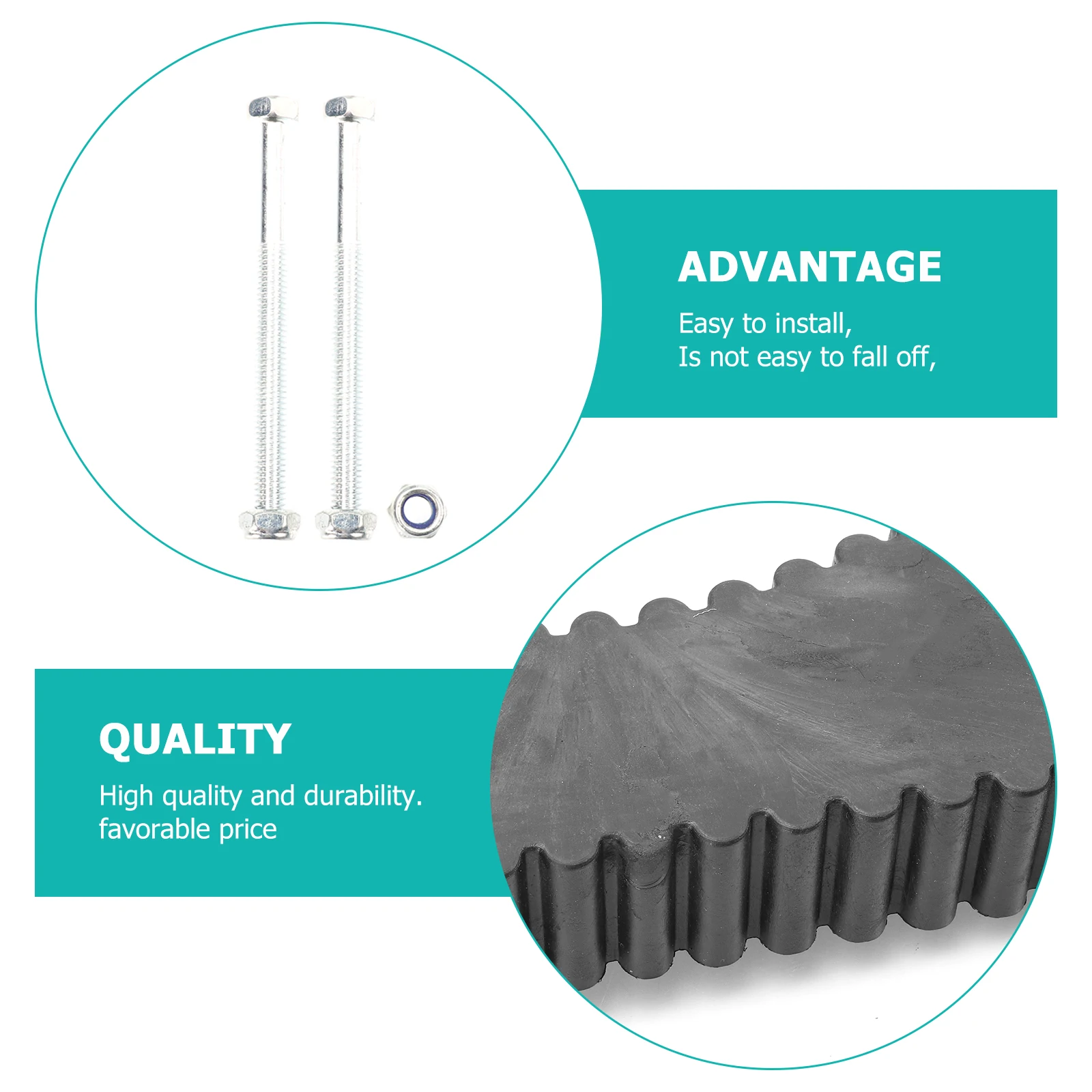 

Telescopic Ladder Stabilizer Utility Pole Washer Climbing Tools Rubber Mat Straight Clamp Head Non Slip Ladder Accessories Poles