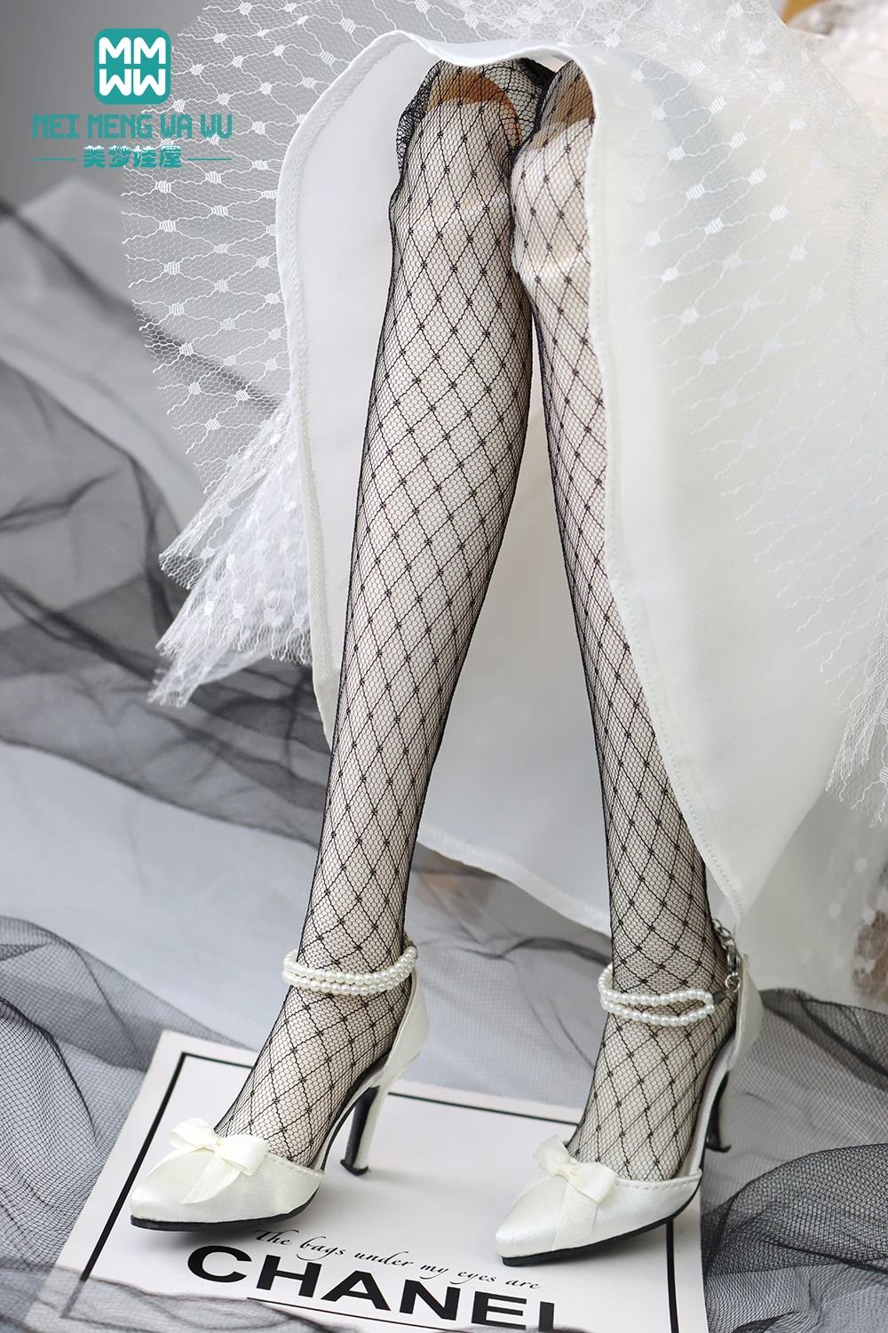 Past 58--60 cm 1/3 BJD SD DD pop speelgoed Ball Jointed Doll Mode parelketting lederen schoenen