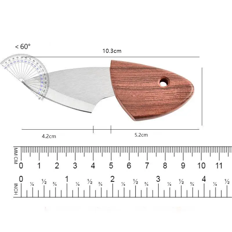 Mini knife EDC Box knife Outdoor knife Portable multi-purpose sharp fruit knife Removable fast knife Wear a knife sheath