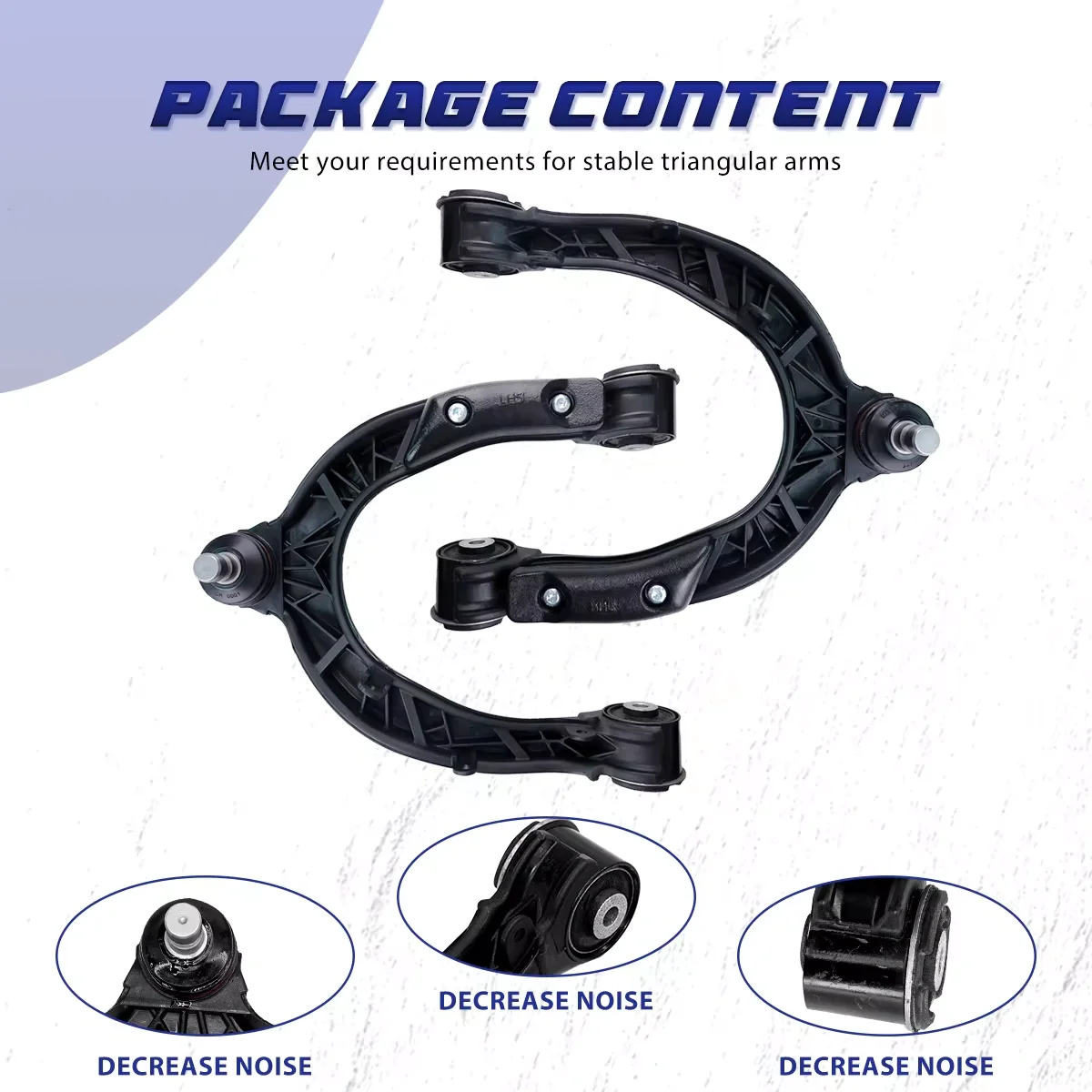AzbuStag 2Pcs Front Upper Control Arm Assembly Left Right for Tesla Model 3 5YJ3 Y 5YJY 2017 2018 2019 2020-2022 104432100G