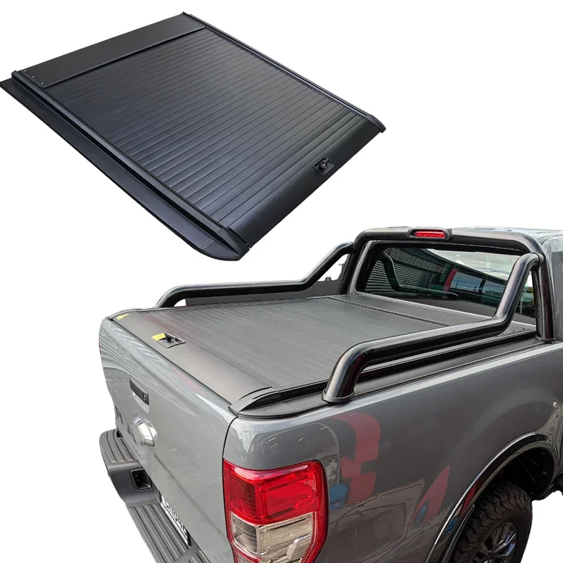 Aluminum Retractable Pickup Tonneau Cover Truck Bed Roller Lid Tonneau Cover For Isuzu Dmax