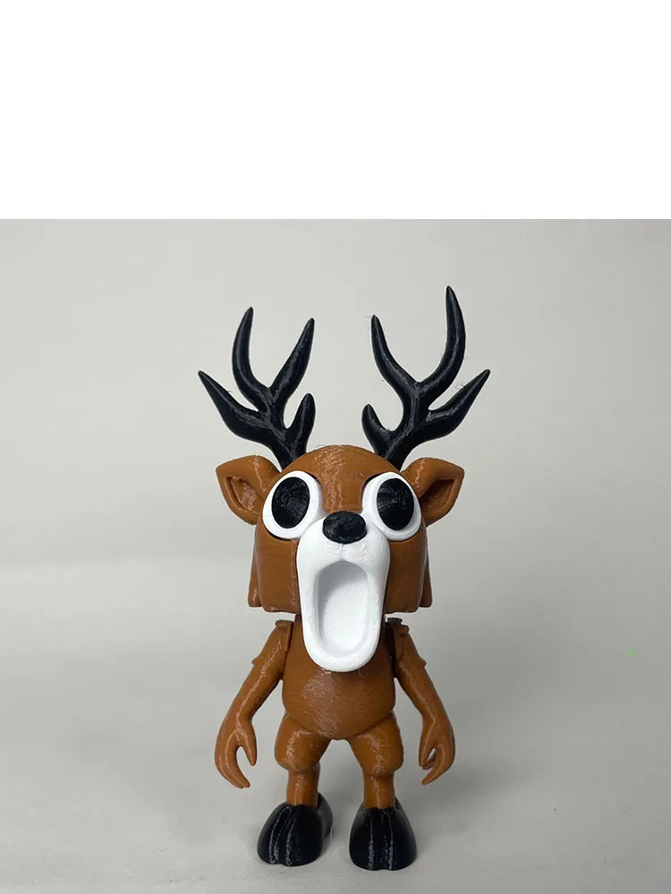 Figurines imprimées en 3D 99 Nuits dans la forêt, jouets 99 Nuits, figurine d'action de cerf et de hibou d'horreur pour garçons et filles, cadeaux d'anniversaire, décoration de chambre