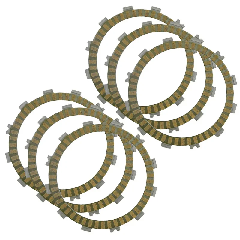

LOPOR 6 Pcs ATV Fibrous Clutch Discs Plates For SUZUKI LT-F500F Vinson 4WD LT F500F LTF500F LTF 500 F 2003-2007