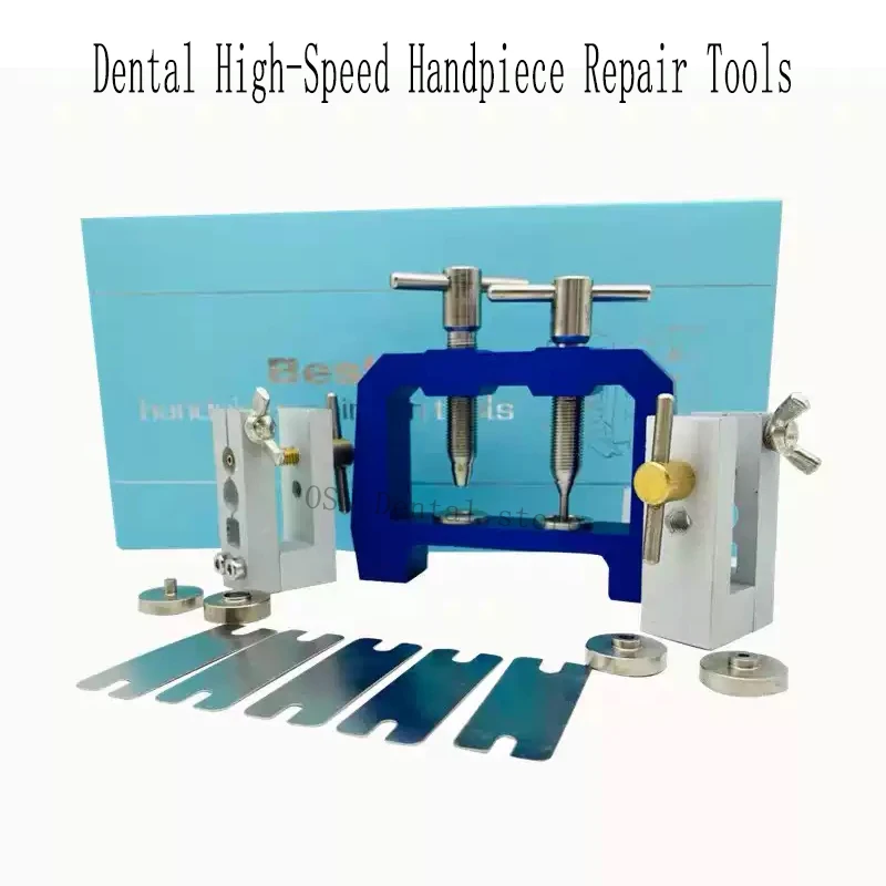 1 set Dental Professional Repair tool Handpiece maintenance Tool for Bearing Removal, Chuck Assembly & Air Turbine Maintenance