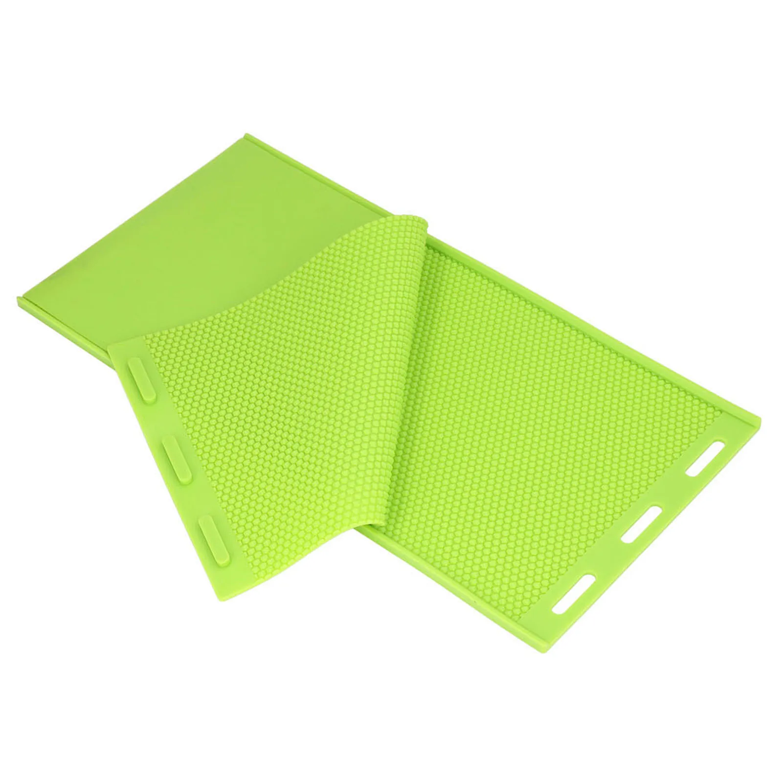 2Pcs 5.4mm Silicone Beeswax Sheet Mold Beeswax Foundation Press Mold Beewax Foundation Model Beekeeper Equipment