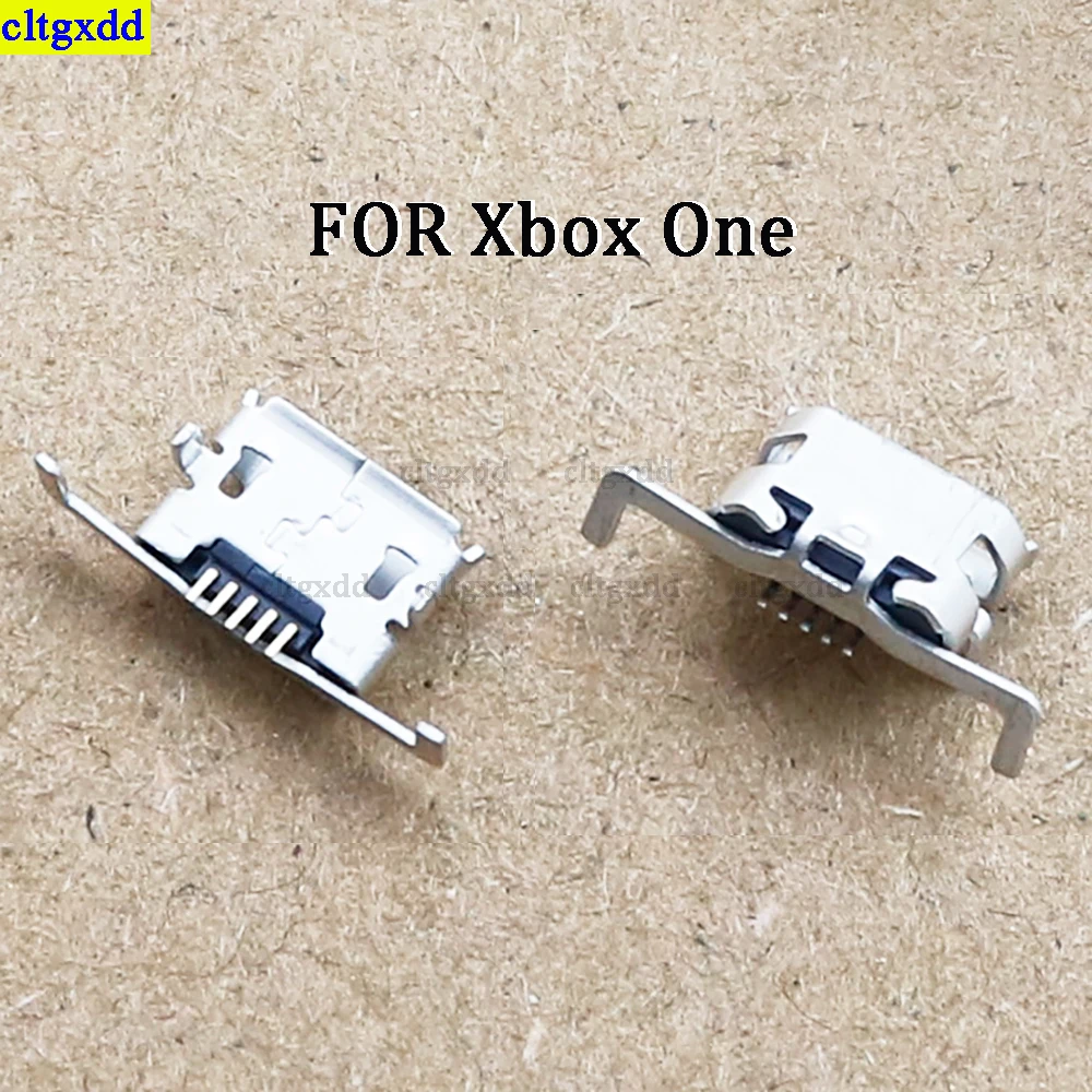 cltgxdd 2piece FOR Xbox One Controller Micro USB Jack Charging Charger Connector Power Dock Socket Gamepad Replacement Parts