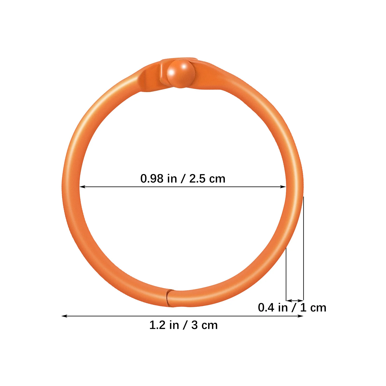 70 pçs anéis de pasta chaveiro cores brilhantes fino artesanato versátil usa fácil de abrir índice cartão anéis folha solta