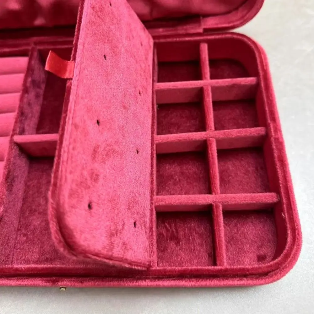 

Rings Necklace Jewelry Packing Bag Bracelet Earrings Organizer Jewelry Storage Case Large Capacity Square Jewelry Box Outdoors