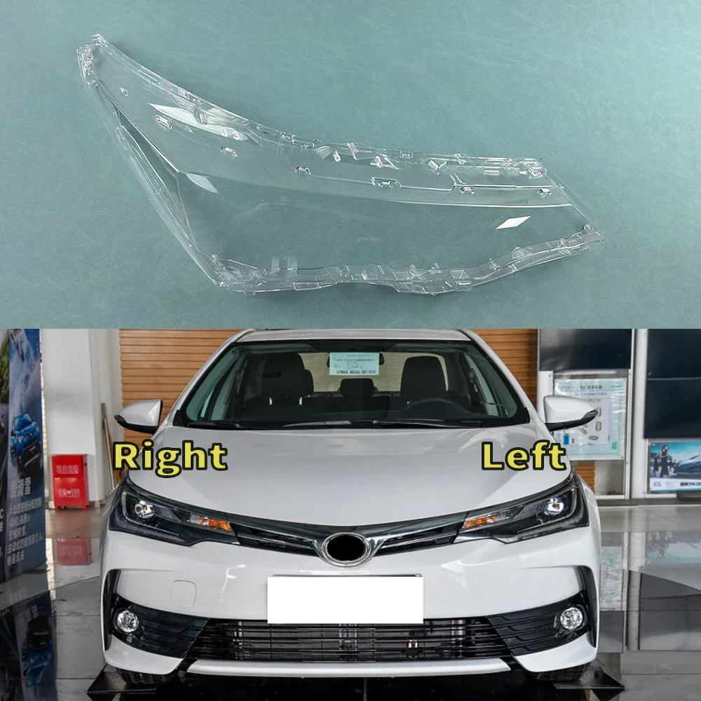 

For Toyota Corolla 2017 2018 High Headlamp Cover Transparent Headlight Shell Plexiglass Replace The Original Lampshade