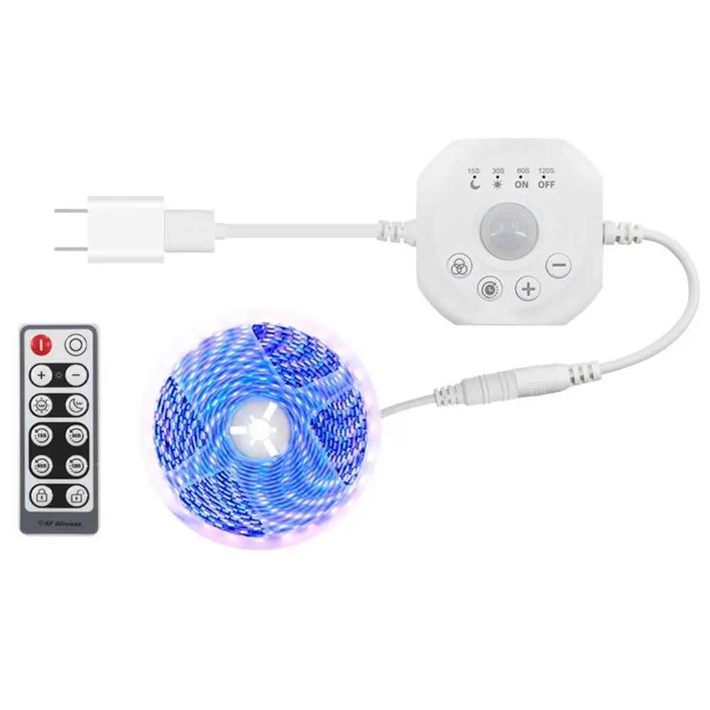 5V 12V 24V 3A Human Body Sensor Dimmer Adjustable Brightness 120-degree Wide Range PIR Motion Sensor Dimmer High Sensitivity