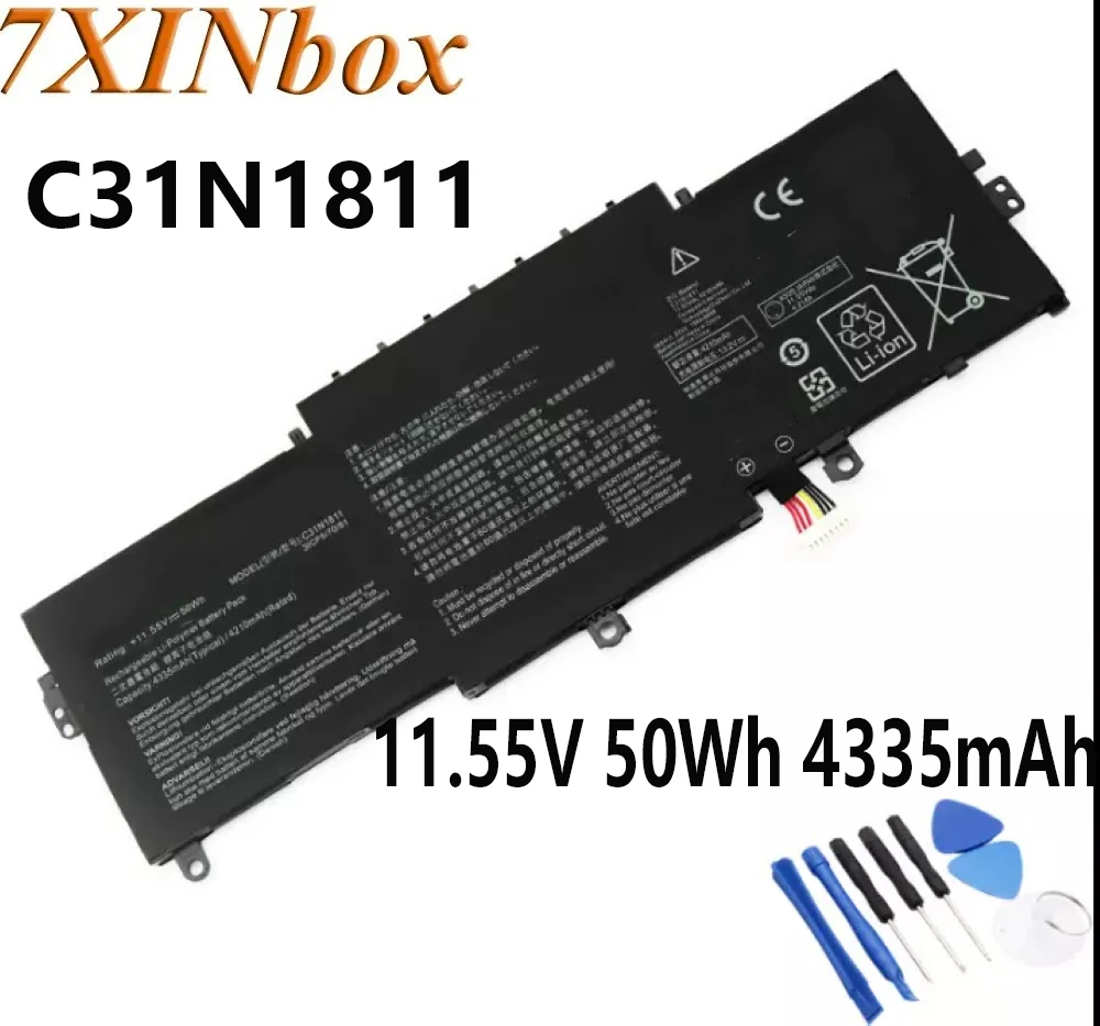 

7XINbox C31N1811 11.55V 50Wh 4335mAh Laptop Battery for ASUS Zenbook UX433FA U433FN U4300F BX433FN 0B200-03080000 ﻿