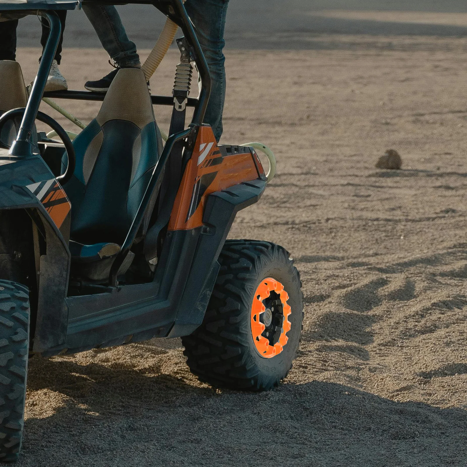 

Wheel Hub Four-Wheeled Vehicle Rim Protector Cover For Atv Durable Plastic Rim Protector Off-Road Vehicle Decoration Hub