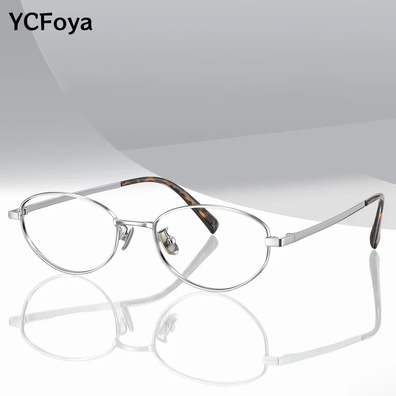 

Retro Trendy Heart Shape Women's Eyeglasses Frame Titanium Retouch Face Blue Light Blocking Optical Prescription Glasses 30920