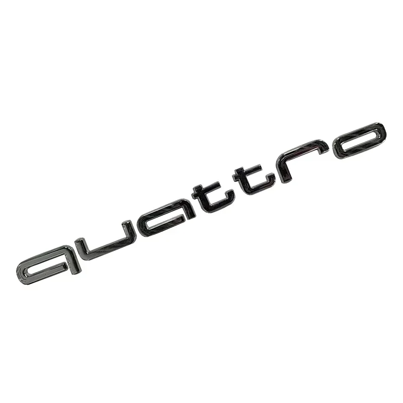 Car Rear Trunk Badge Sticker for Audi Quattro A3 A5 A6 A4 A1 A2 B6 B5 B2 B7 Q5 Q3 Q2 S3 S5 S6 RS3 RS6 RS7 RS4 RS5 Emblem Decal