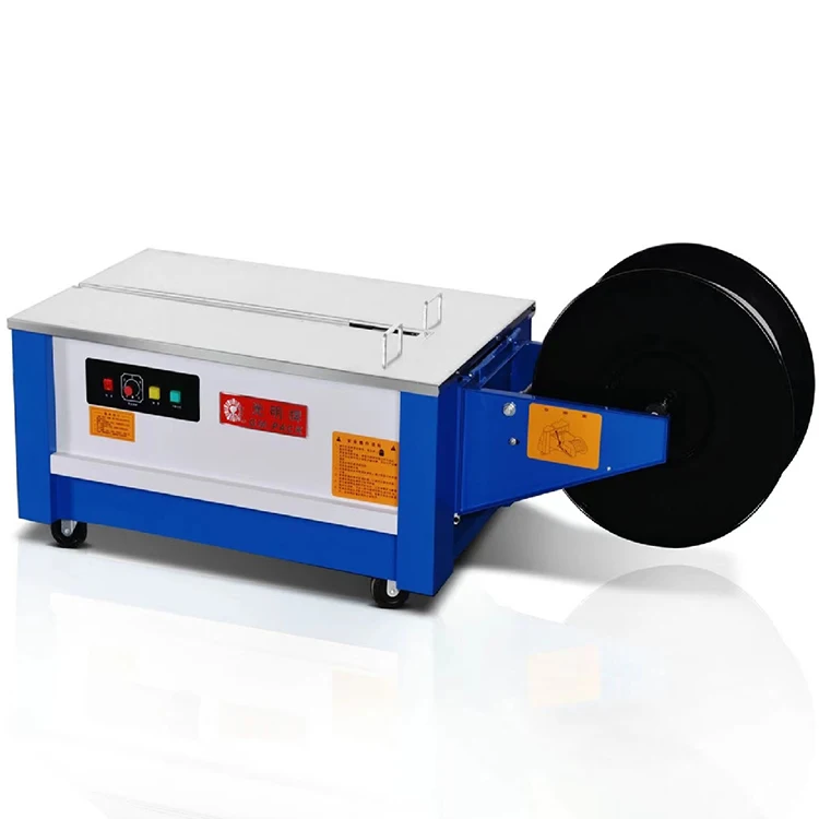 

Semi Automatic Pallet Strapping Machine Vertical Pp Belt Band Carton Box Pallet Strapping Machine