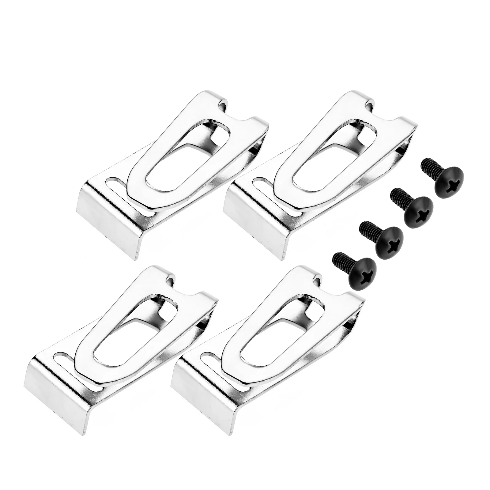 4Sets Belt Clip Hooks Compatible with Makita DHP480 DHP482 HP457 HP347 TD127 TD126 Hammer Impact Drills Power Tool With Screws